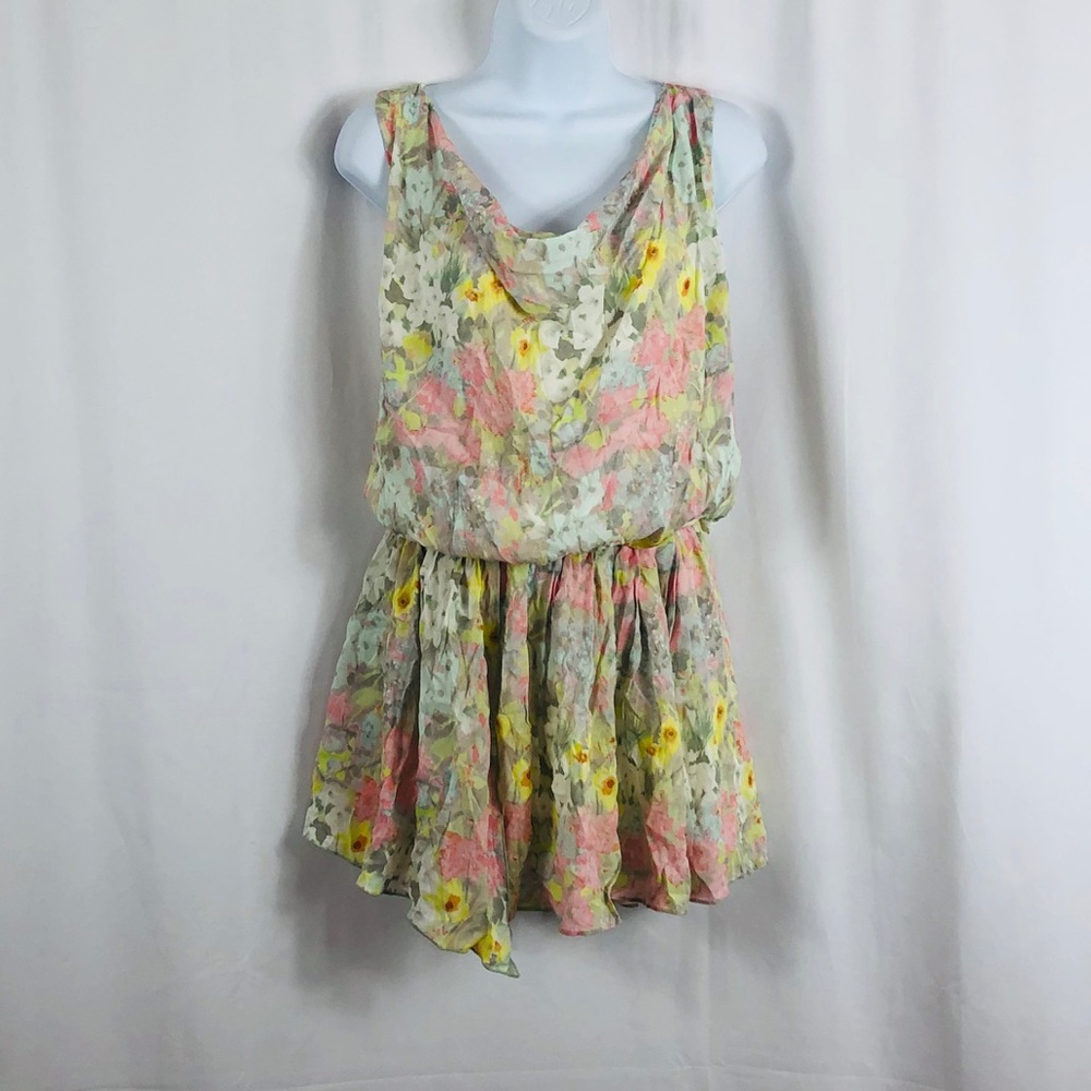 Alice + Olivia Silk sleeveless minidress S